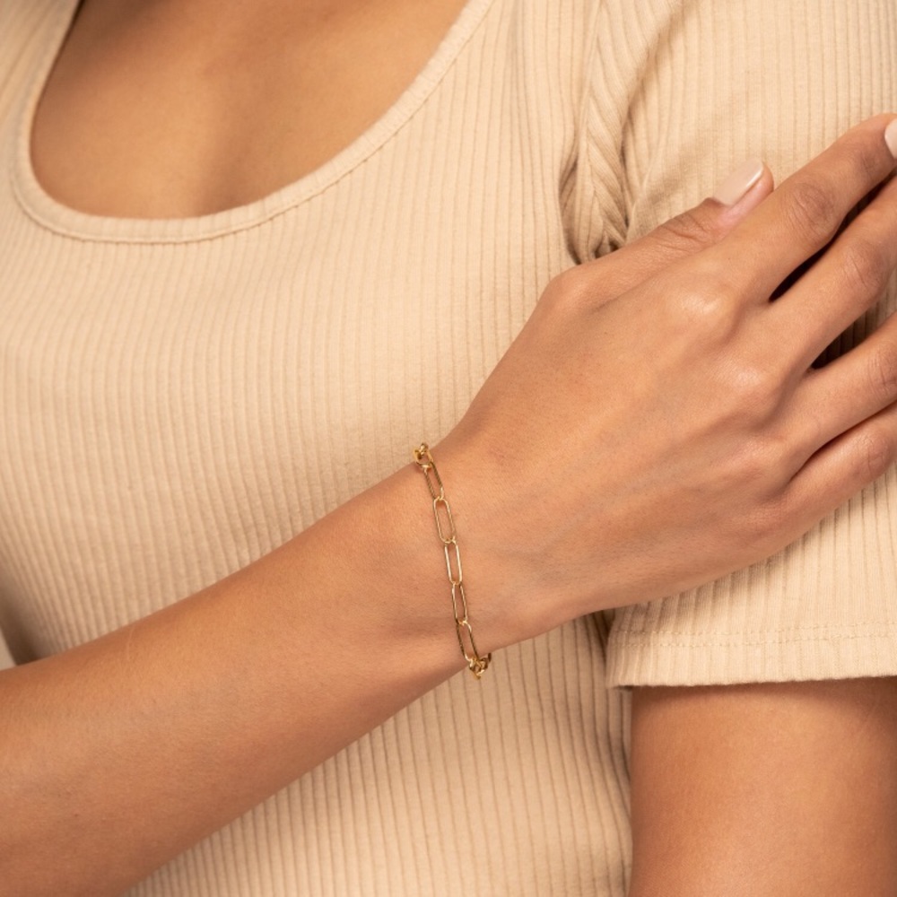 Mejuri Bold Link Chain Bracelet